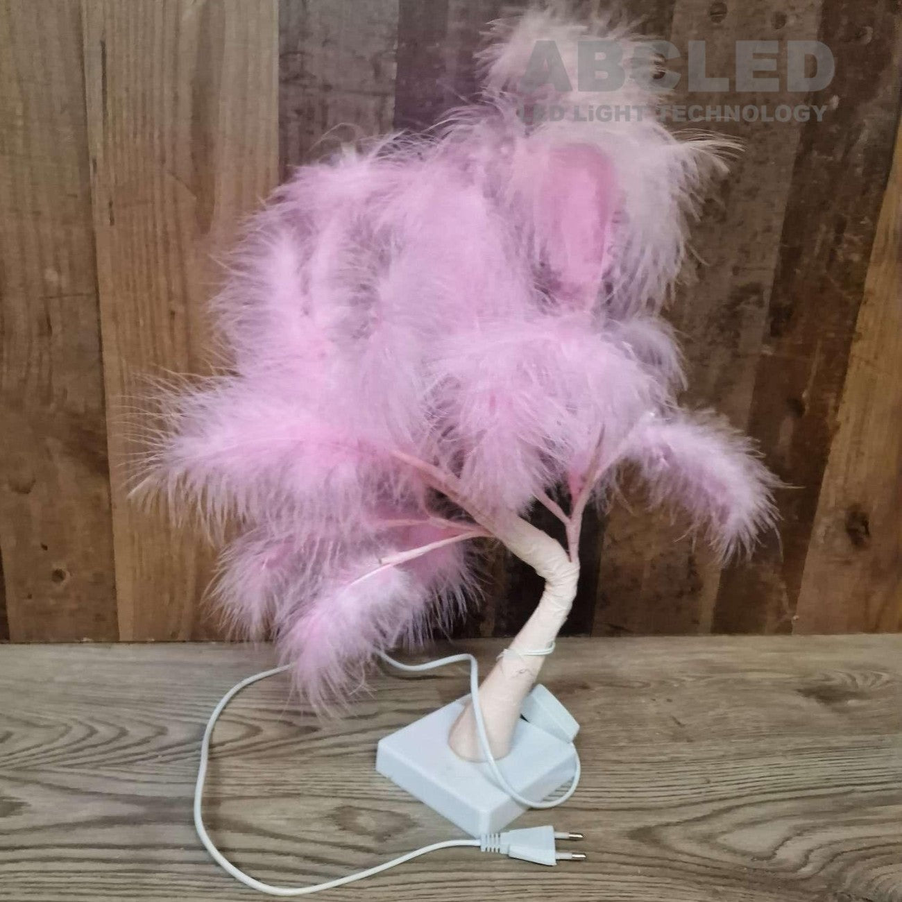 Lampe a chevet en forme D’Arbre Lumineux 45cm / 220V- Rose