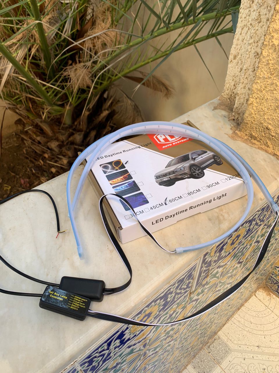 Bande lumineuse à LED étanches pour voiture 60CM 2PCS