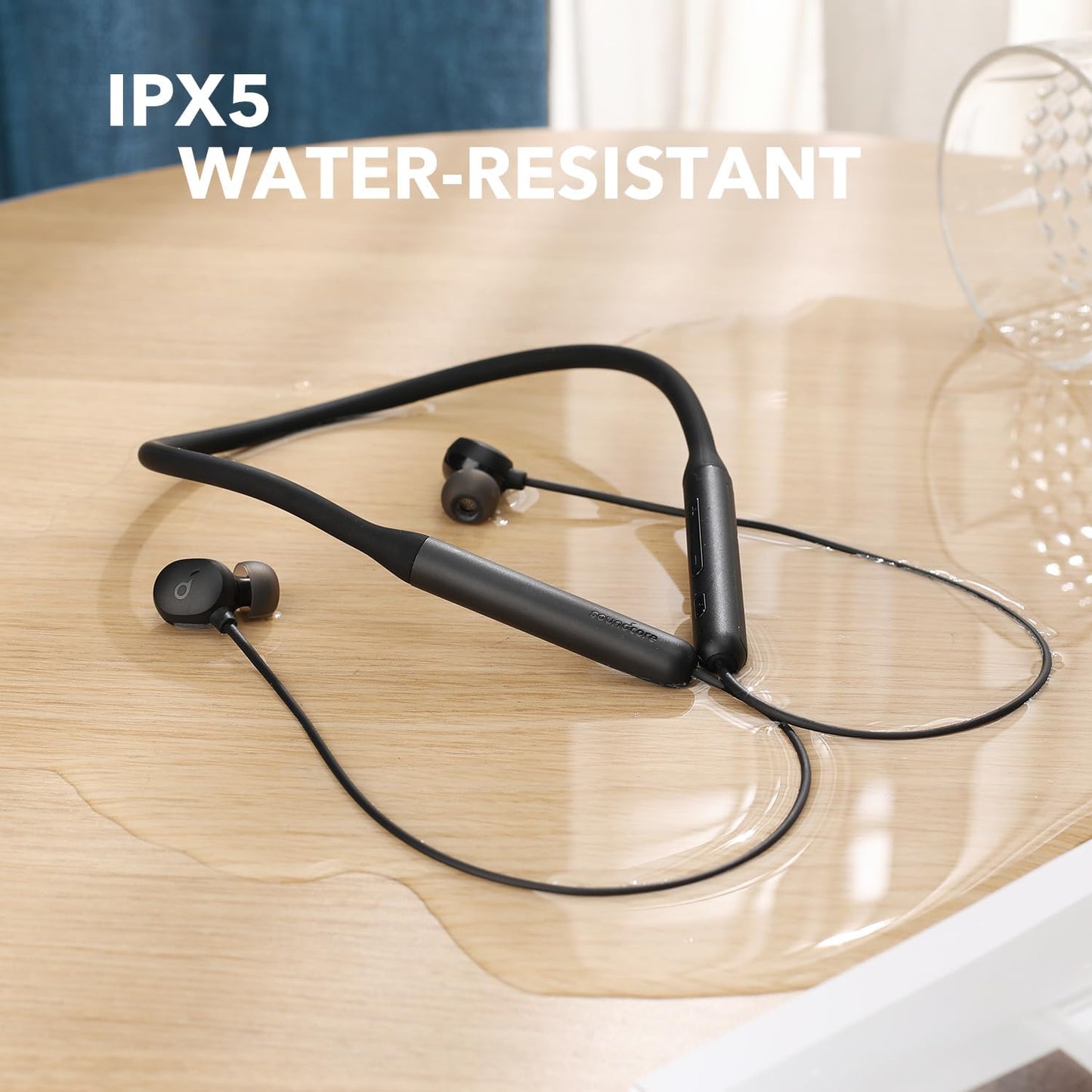 Écouteurs tour de cou Bluetooth Anker Soundcore Life U2 24 h d’autonomie - سماعات رياضية أصلية