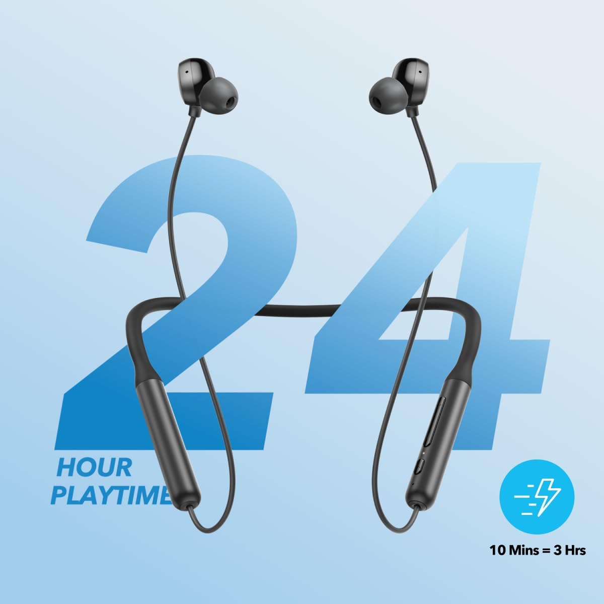 Écouteurs tour de cou Bluetooth Anker Soundcore Life U2 24 h d’autonomie - سماعات رياضية أصلية