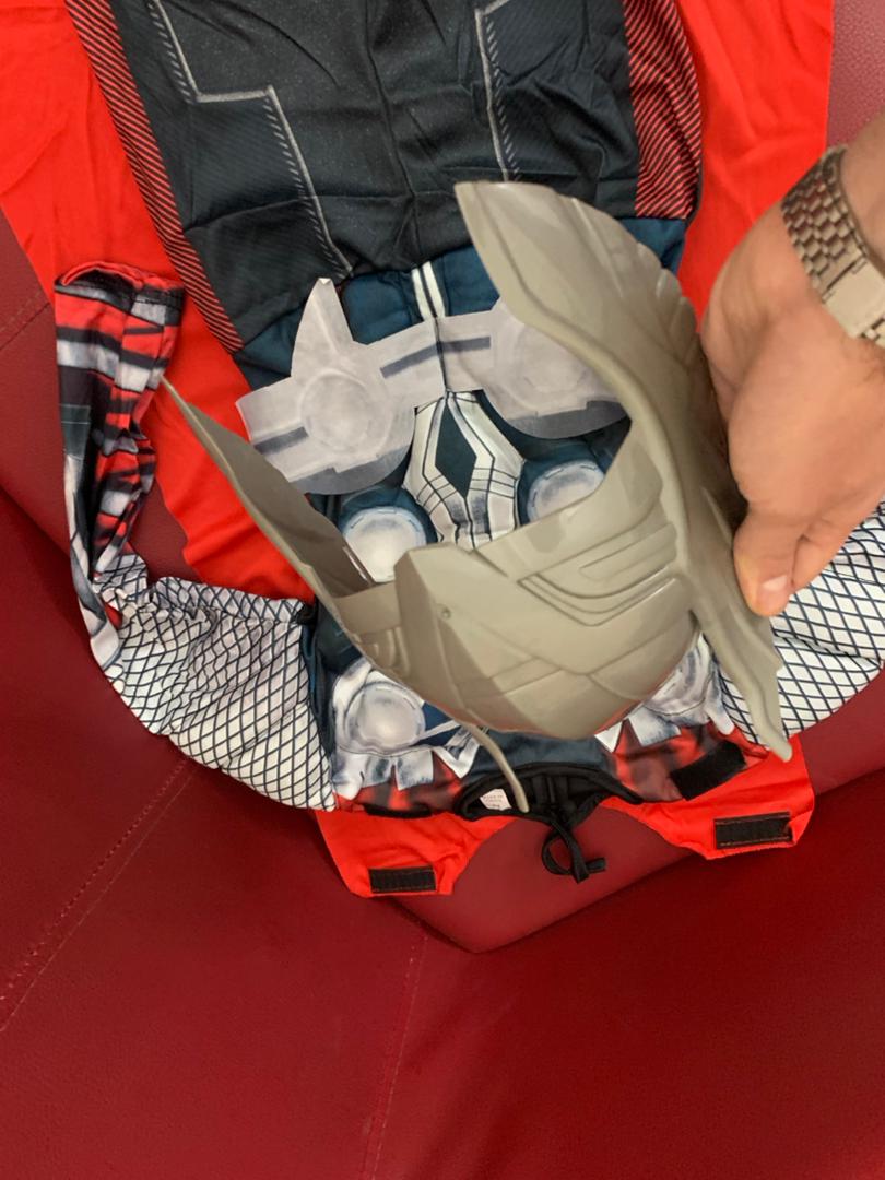 Tenue de Deguisement Muscle Thor Pour Enfants