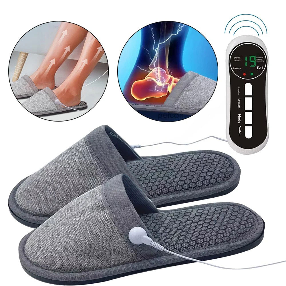 Pantoufles de massage USB pour thérapie électrique à impulsions تنزوت