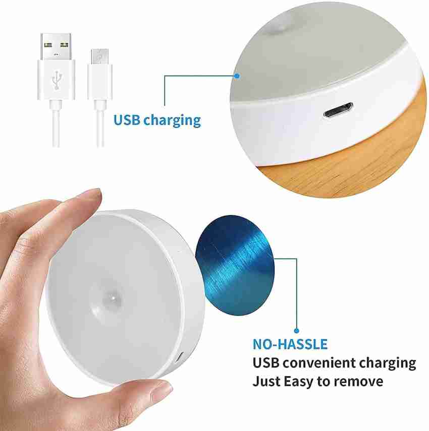 Lampe LED intelligente à capteur de mouvement sans fil Rechargeable