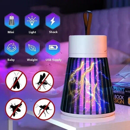 Lampe a lumière UV électrique zappeur anti-moustiques Rechargeable