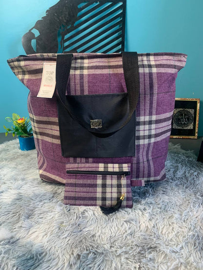 Sac à main burberry Grande capacité avec un portefeuille pour femme تنزوت
