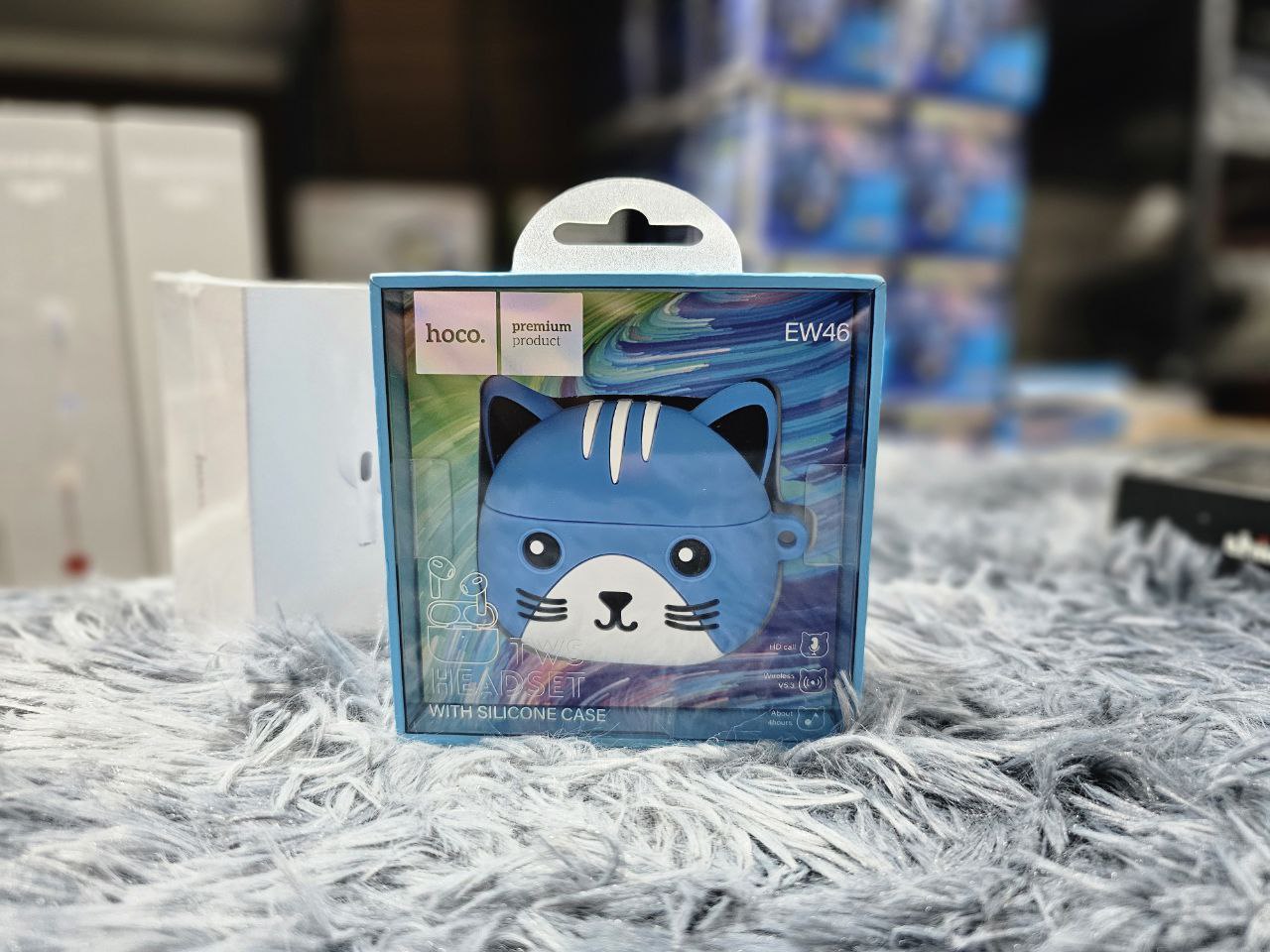 Hoco Écouteurs Sans Fil Bluetooth 5.3 + Case Forme De Chat TWS EW 46