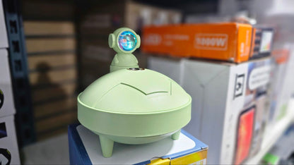 Lampe de coucher de soleil d'astronaute et humidificateur d'air sans fil, diffuseur à batterie Rechargeable1200mAh