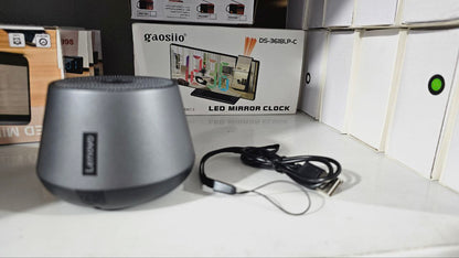Lenovo K3 Pro -Mini haut-parleur sans fil BT 5.0, portable, son stéréo HiFi, caisson de basses avec microphone, lecteur de musique, extérieur,