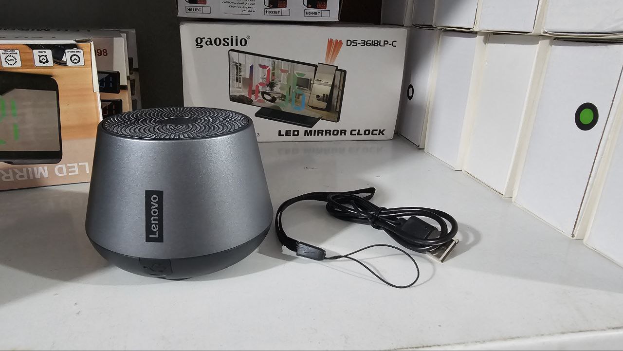 Lenovo K3 Pro -Mini haut-parleur sans fil BT 5.0, portable, son stéréo HiFi, caisson de basses avec microphone, lecteur de musique, extérieur,