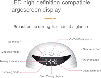 Tire Lait Electrique Mains Libres MY-375 4 Modes 12 Niveaux - جهاز إستخراج الحليب