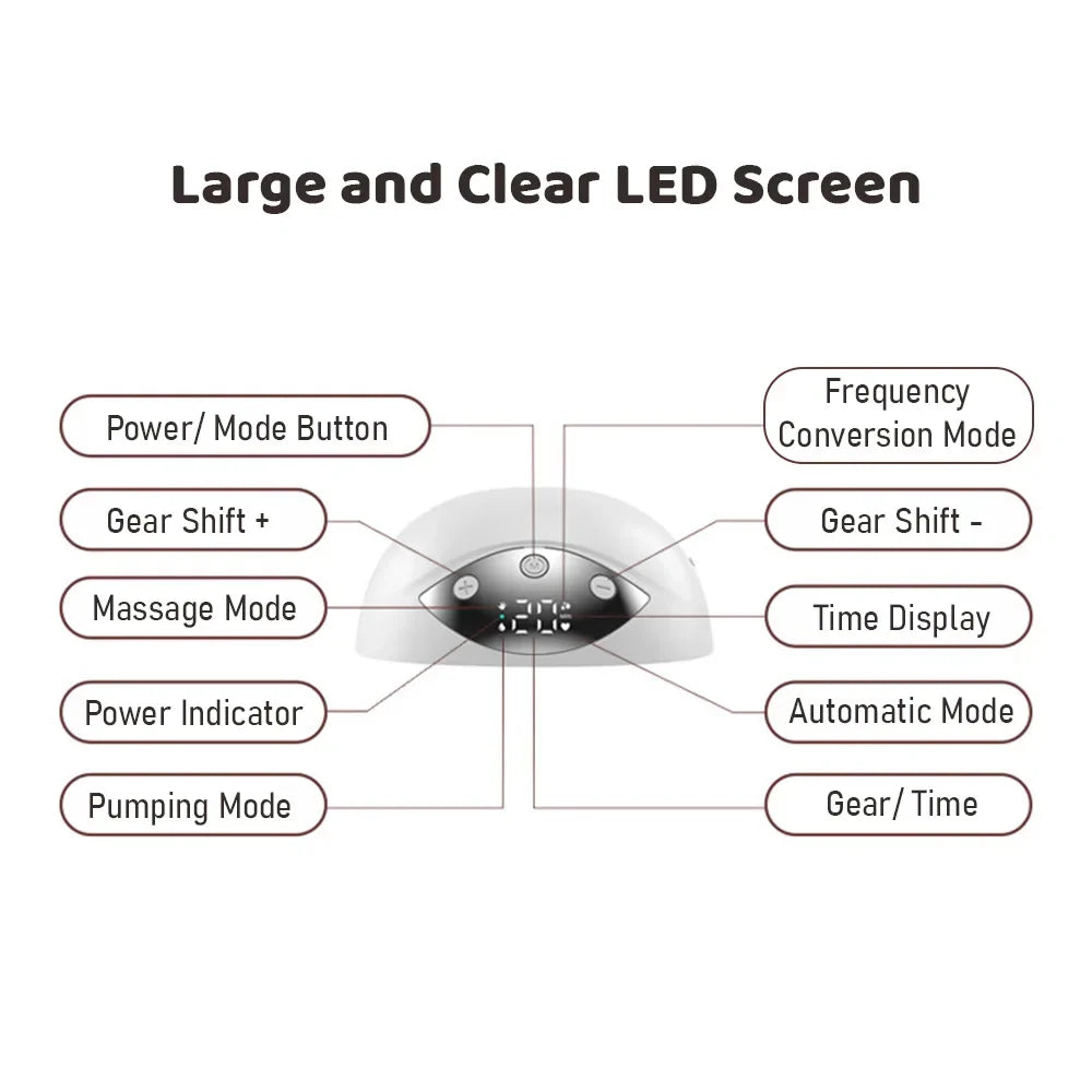 Tire Lait Electrique Mains Libres MY-378 4 Modes 12 Niveaux - جهاز إستخراج الحليب