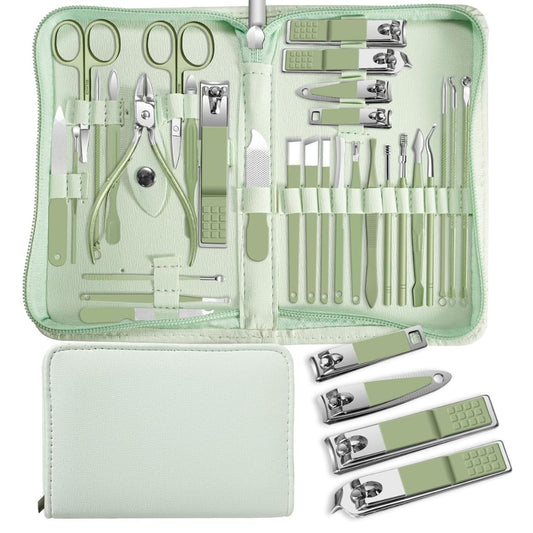 Ensemble de Manucure Professionnel 30 en 1 Kit de Soin des Ongles - مجموعة مانيكير احترافية تنزوت