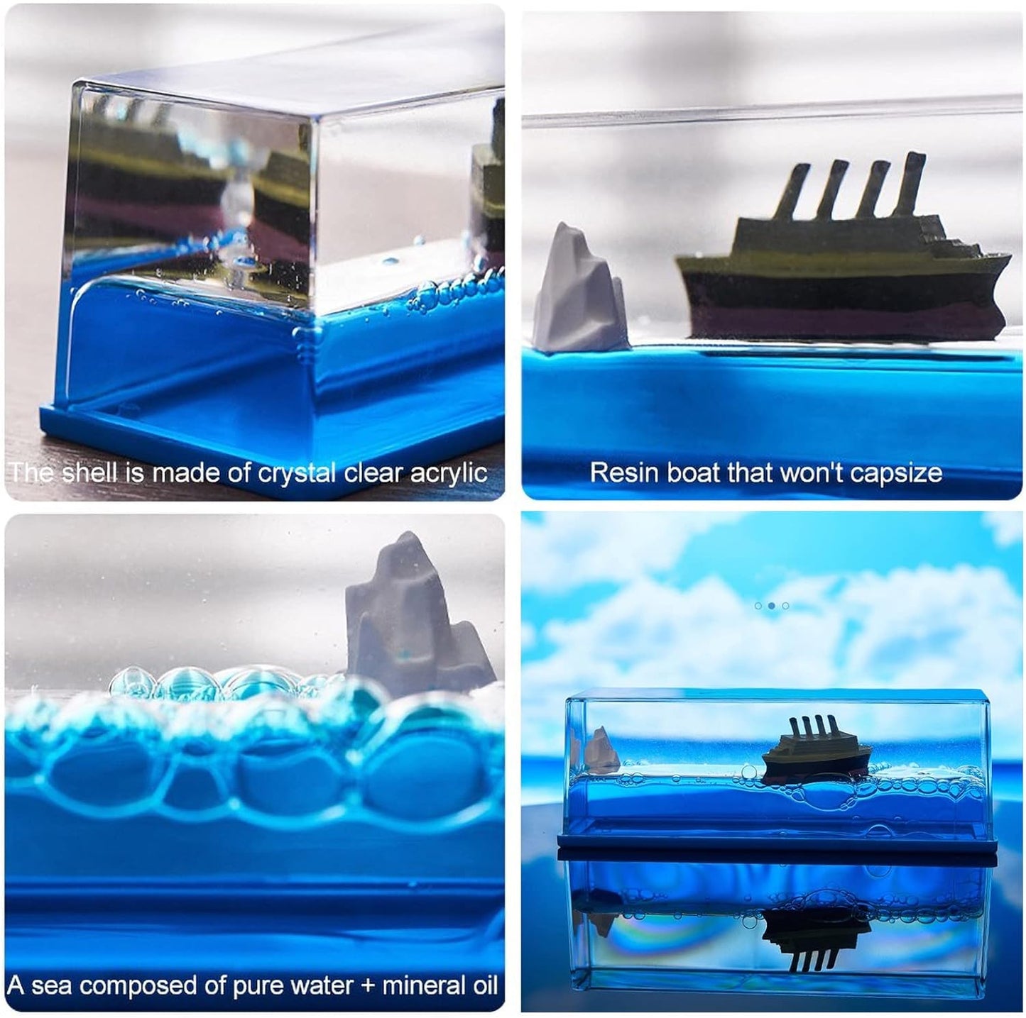 Décoration en forme de bateau de croisière insubmersible V2 - زينة على شكل سفينة سياحية لا تغرق