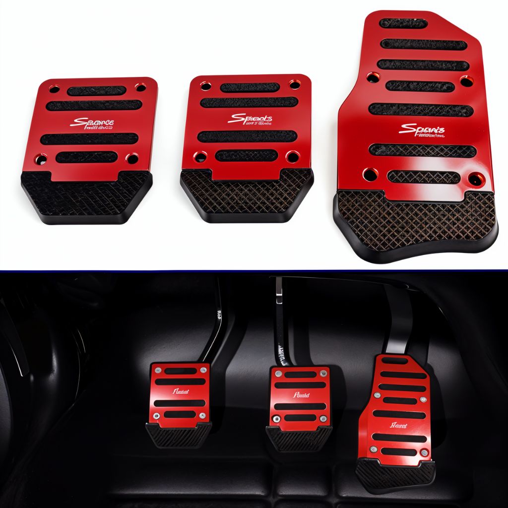Kit de Pédales Antidérapantes Universelles pour Voiture - دواسات السيارة غير القابلة للانزلاق - تنزوت