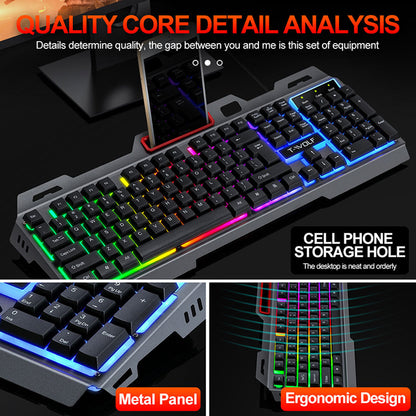 Nova Tech Pack Gaming 4en1 – Ensemble Complet Clavier, Souris, Casque Tapis - مجموعة أدوات الحاسوب كاملة