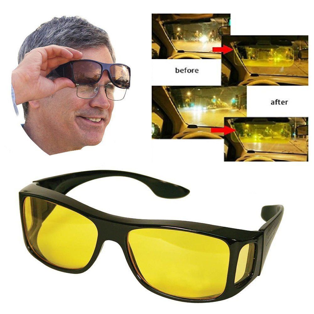 Lunettes de conduite HD Vision Du Jour et Nuit 2Pcs