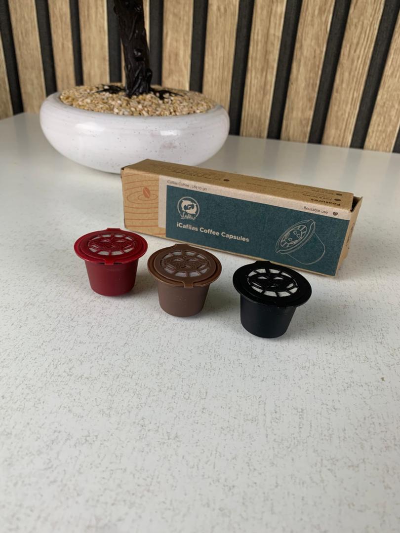 Pack 3Pcs Capsules Réutilisables Pour Machine À Café Nespresso – كبسولات قهوة قابلة لإعادة الملء