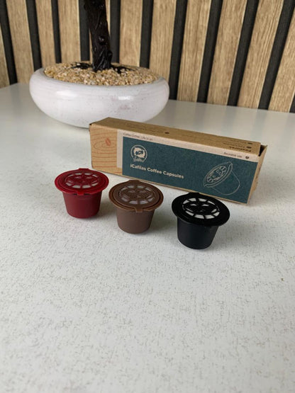 Pack 3Pcs Capsules Réutilisables Pour Machine À Café Nespresso – كبسولات قهوة قابلة لإعادة الملء
