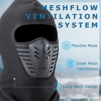 Pack Cagoule d’hiver Excefore avec gants thermiques pour écran tactile – طقم قناع وجه مع قفازات شتوية