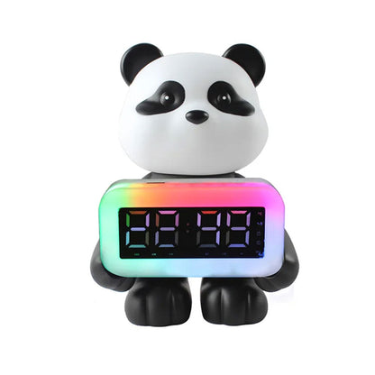 Enceinte Bluetooth Panda et Réveil Numérique RGB CH-M53 – مكبر صوت وساعة منبه