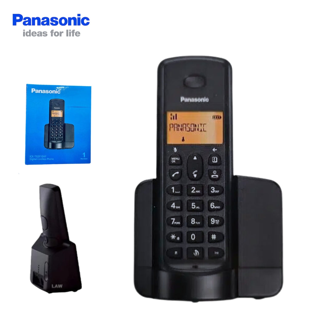 Panasonic Téléphone Numérique Sans Fil KX-TGB10AF2 - هاتف أرضي لاسلكي بخاصية تسجيل الأرقام مع بطارية تدوم طويلا - تنزوت