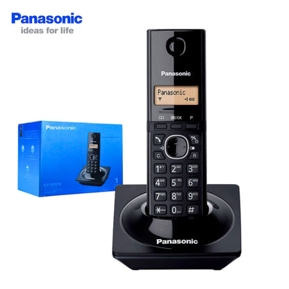 Panasonic Téléphone Numérique Sans Fil KX-TG1711 - هاتف أرضي لاسلكي بخاصية تسجيل الأرقام مع شاشة رقمية - تنزوت