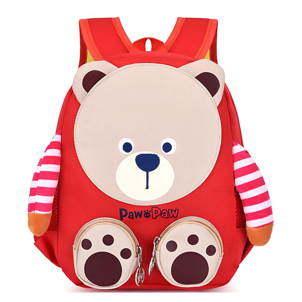 Sac à dos Mignon pour Enfants Paw Paw – Rouge – محفظة أطفال صغيرة تنزوت