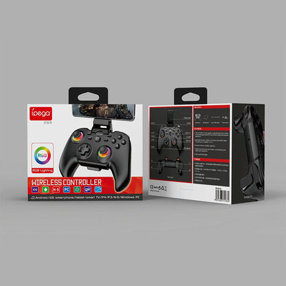 Manette de jeu sans fil IPEGA PG-9115 avec poignets lumineux RGB - يد تحكم لاسلكية