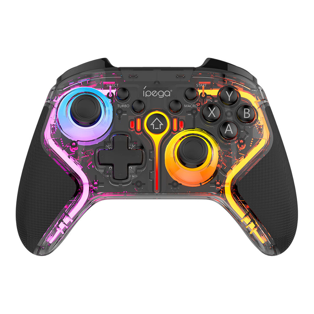 Manette de jeu sans fil IPEGA PG-9666TH avec poignets lumineux RGB - يد تحكم لاسلكية
