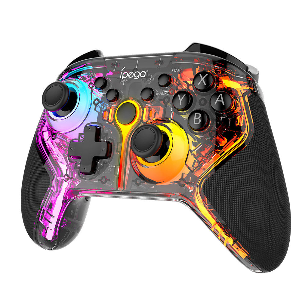 Manette de jeu sans fil IPEGA PG-9666TH avec poignets lumineux RGB - يد تحكم لاسلكية
