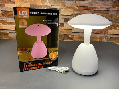 Veilleuse LED Tactile Sans Fil à Intensité Réglable avec Chargeur USB