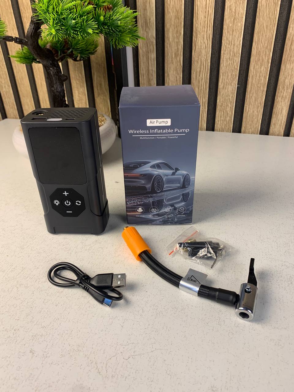 Compresseur d'air portable Fast Air Pump Rechargeable sans fil 150 PSI - جهاز ضغط عجلات محمول