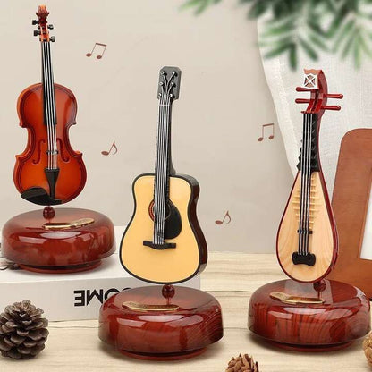 Mini instrument de musique rétro OUD, boîte à musique Décoration