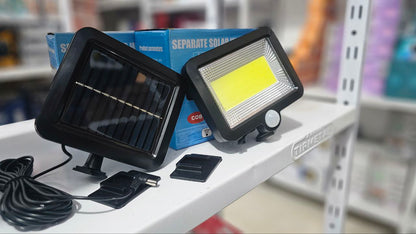Lampe projecteur solaire LED et détecteur de mouvement 5W IP44 - SL-F100