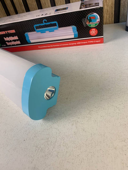 Lanterne de Camping 5-en-1 avec Power Bank GM 6000mAh - مصباح التخييم المغناطيسي متعدد المهام