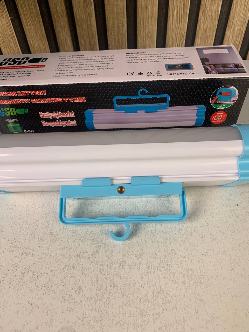 Lanterne de Camping 5-en-1 avec Power Bank GM 6000mAh - مصباح التخييم المغناطيسي متعدد المهام