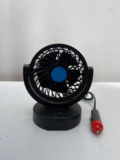 Ventilateur électrique 12V pour tableau de bord de voiture, rotatif à 360 degrés
