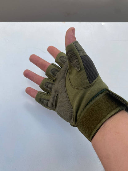 Gants de Moto antidérapants demi-doigt v2
