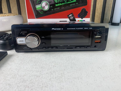 Pioneer-6296BT FM Receiver & MP3 Player pour Voitures - جهاز راديو سيارة بايونير الذكي مع بلوتوث وإضاءة