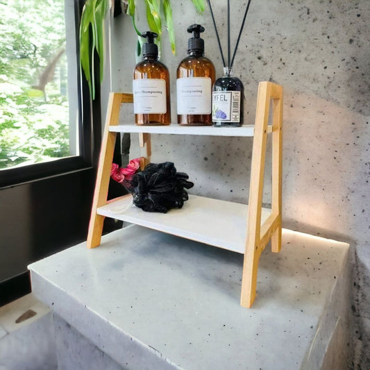 étagère en Bambou Décorative pour Salle de Bain, Livres تنزوت
