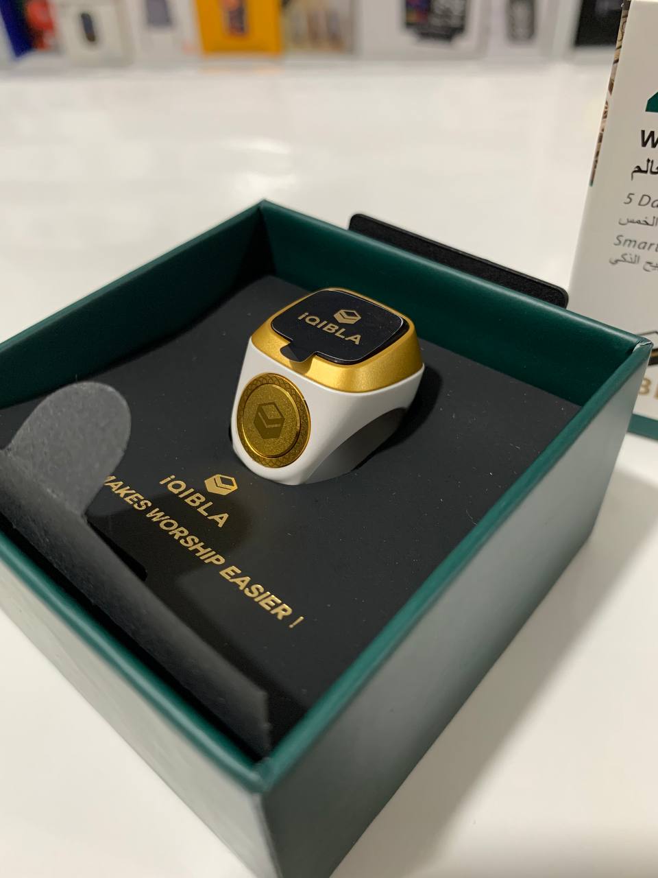 خاتم التسبيح الالكتروني الذكي IQIBLA يساعدك على التسبيح والتذكر بطريقة عملية وبسيطة -Zikr Ring Tasbih Counter