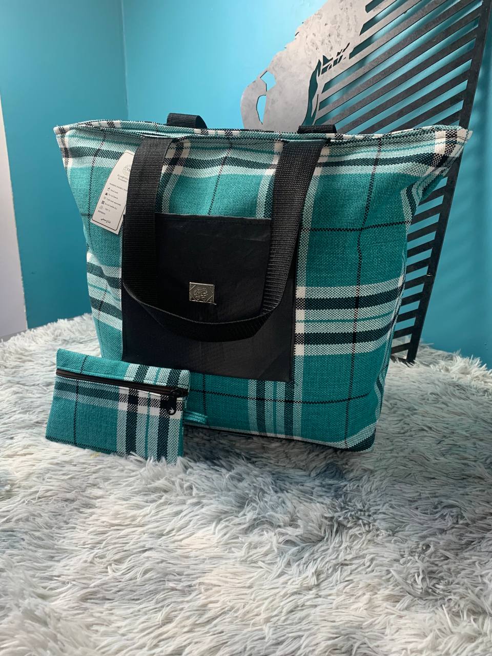 Sac à main burberry Grande capacité avec un portefeuille pour femme
