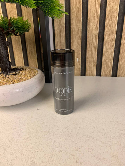 Toppik fibres capillaires noires - ألياف "توبيك" لتكثيف الشعر