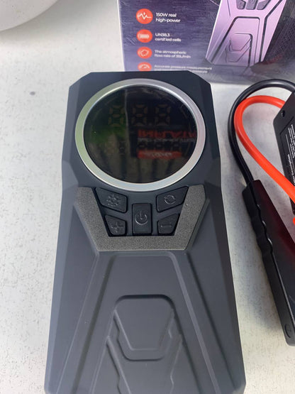Compresseur d'Air Portable Rechargeable 4500mAh 150PSI - مضخة إطارات لاسلكية ذكية