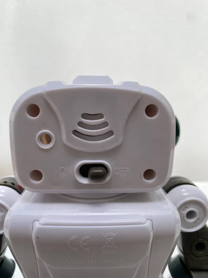 Robot jouets pour enfants de danse musical rotatif à 360 degrés avec lumières colorées