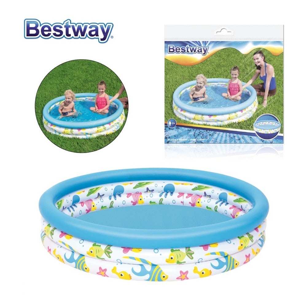 Piscine Ronde Gonflable Pour Enfants 1.02 x 0.25 m Bestway 51008 تنزوت