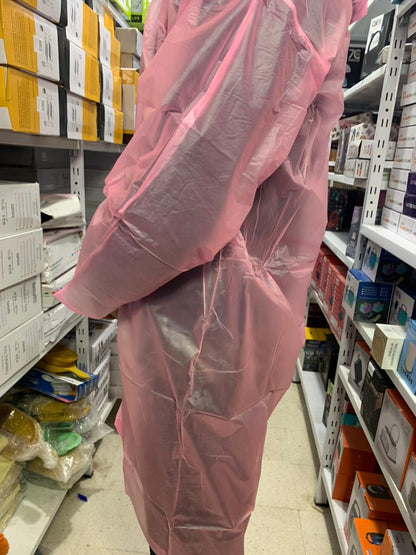 Eva Manteau imperméable à capuche – Rose