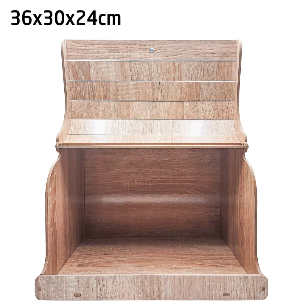 Pack Cuisine 2en1 Avec Porte Papier et Porte Pain en Bois MDF