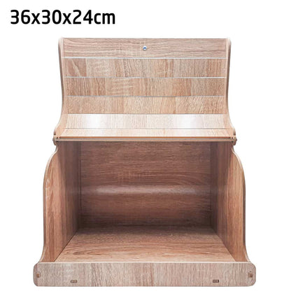 Pack Cuisine 2en1 Avec Porte Papier et Porte Pain en Bois MDF