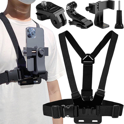 Harnais de fixation de poitrine pour téléphone portable تنزوت